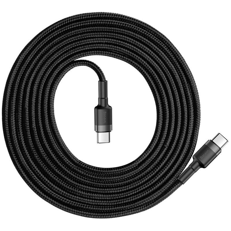Кабель Baseus Cafule Type-C to Type-C (CATKLF-HG1) 60 Ват 2м