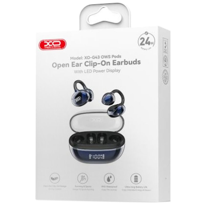 Беспроводные наушники TWS XO G43 OWS Earbuds (темно-синие)
