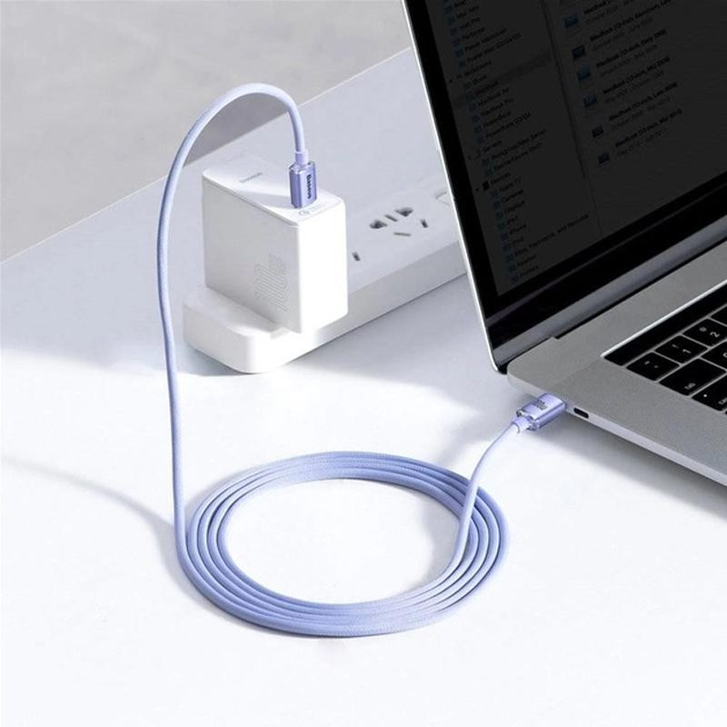 Кабель Baseus Crystal Shine Type-C to Type-C 100W (CAJY000601) 1.2м