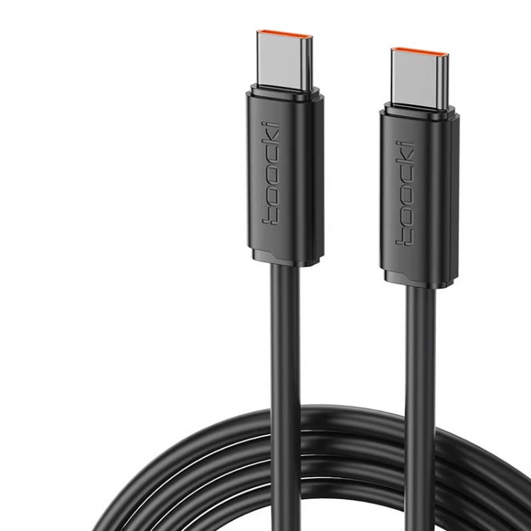 Кабель Type C — Type C Toocki 100W 5A 1M