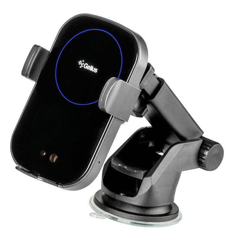 Автомобільний тримач Gelius Pro Wally 2 Automatic WC-002 10W (Wireless Charger) + 2 кріплення