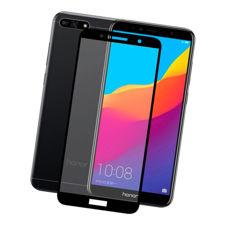 Захисне скло для Huawei Honor 7a Pro 3D Glass 9H чорний