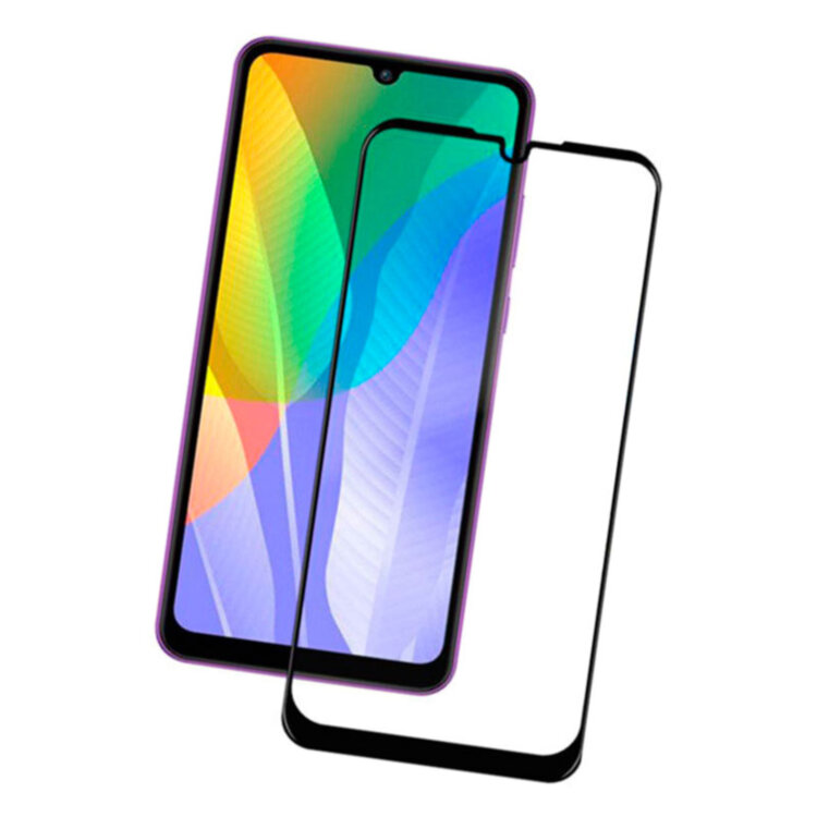 Захисне скло для Huawei Y6P / Y 6 P 5D Glass 9H чорний