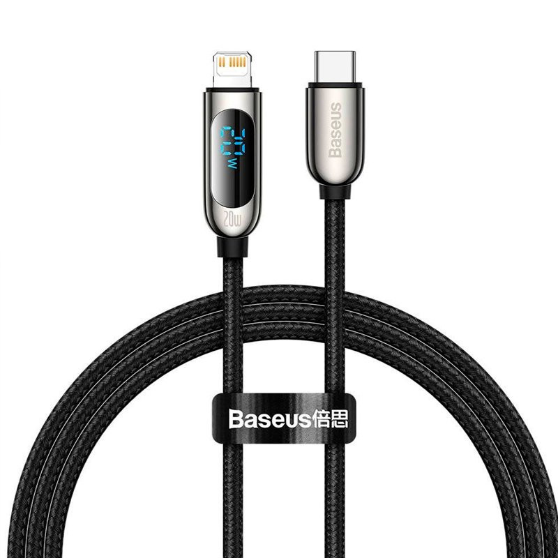 Кабель USB Baseus Display Type-C to Lightning 20W (CATLSK-01) 1м