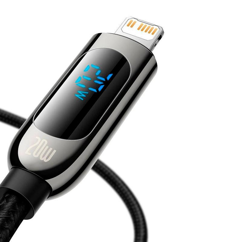 Кабель USB Baseus Display Type-C to Lightning 20W (CATLSK-01) 1м