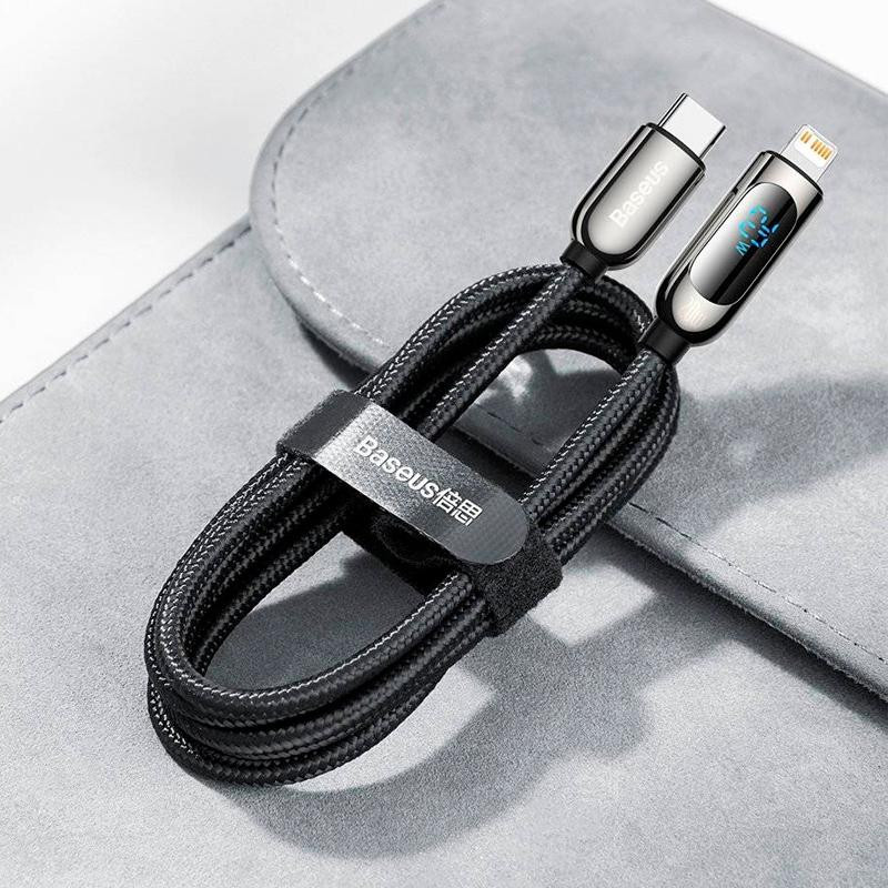 Кабель USB Baseus Display Type-C to Lightning 20W (CATLSK-01) 1м