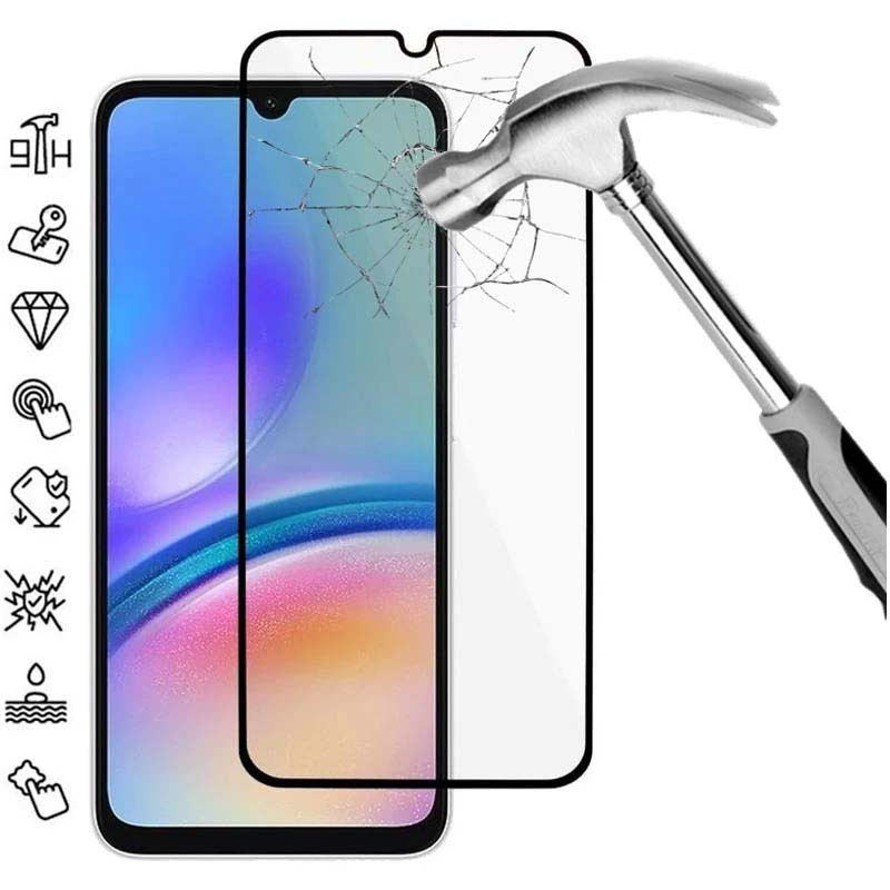 Защитное стекло Samsung Galaxy A05S (A057) 5G 9H Armor Glass 3D (черное)