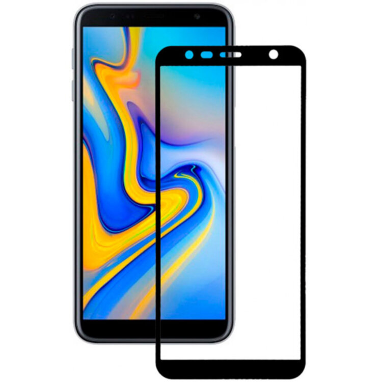 Защитное стекло для Samsung Galaxy J6 Plus J610 3D Черный