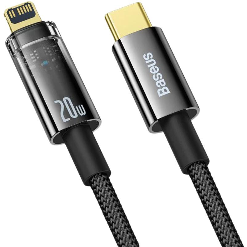 Кабель Baseus Explorer Series Auto Power-Off (CATS000001) Type-C to Lightning 20W 1м