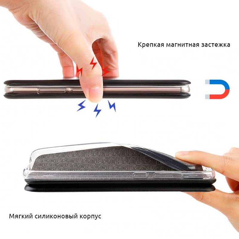 Чохол книжка для Samsung A107 Galaxy A10s Case Шкіряний