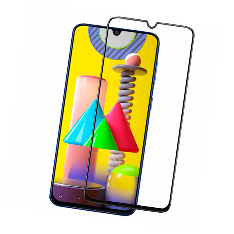 Захисне скло для Samsung Galaxy M31 M315 3D Чорний
