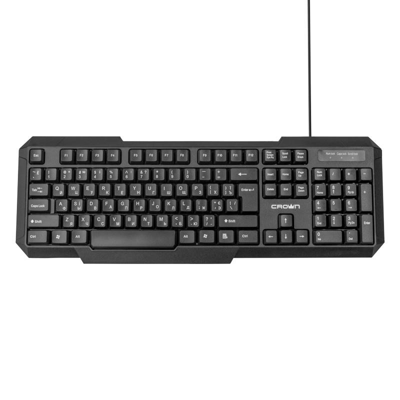 Клавиатура Crown CMK-13 черная (подключение USB)