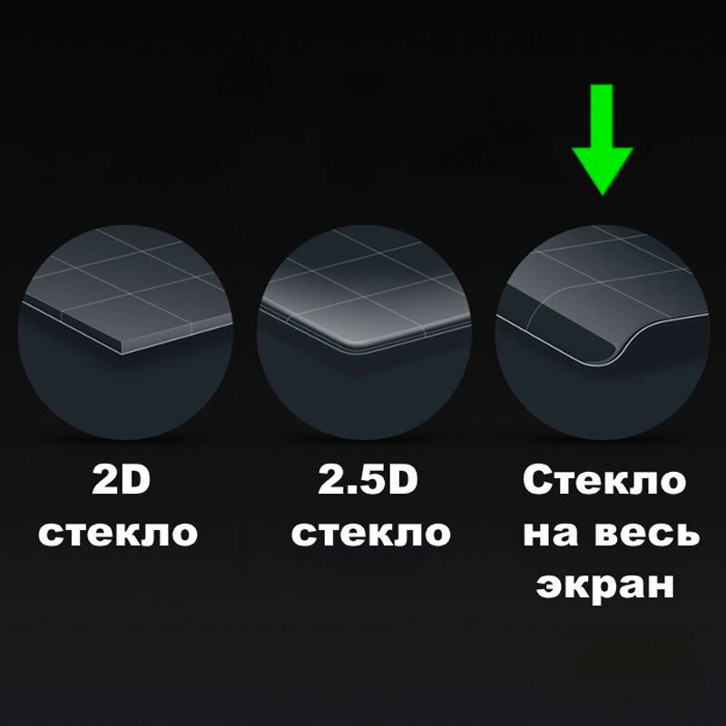 Защитное стекло для Xiaomi Redmi 8a 3D Glass 9H Черный