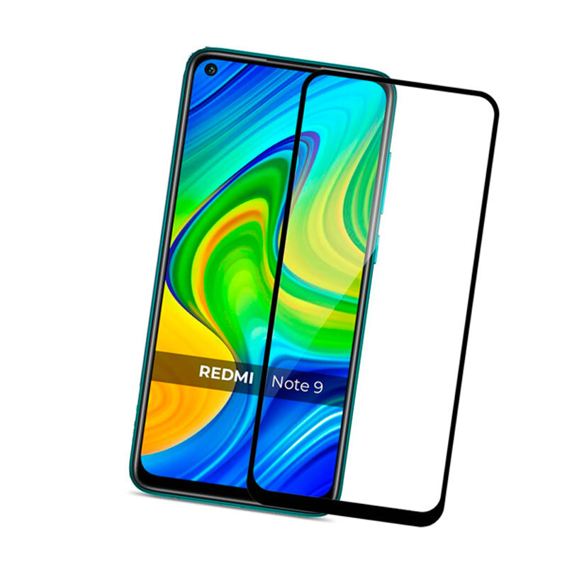 Захисне скло для Xiaomi Redmi Note 9 /Redmi 10X 5D Glass 9H чорний