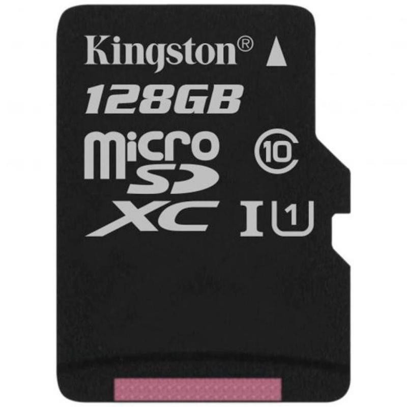 Карта пам'яті microSDXC 128Gb KIngston Canvas Select Plus A1 (UHS-1) (R-100Mb/s)