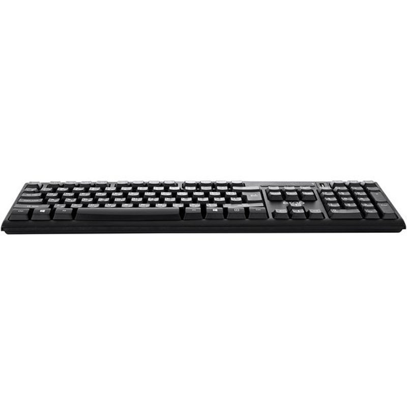 Клавиатура ERGO K-280HUB + (USB) (черный)