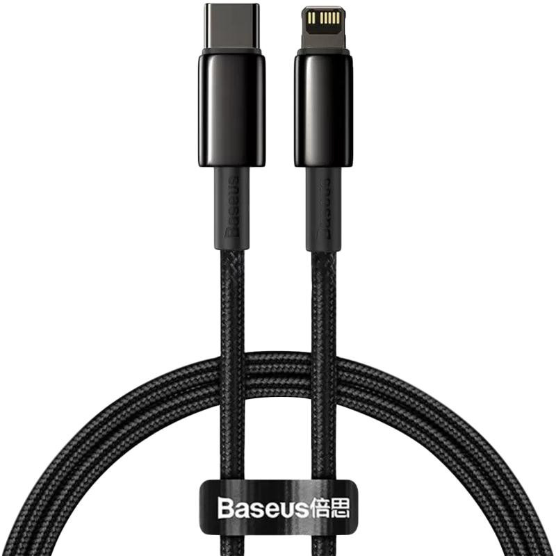 Провід USB Baseus Tungsten Gold (CATLWJ-01) Type-C to Lightning 20 Ват 1м