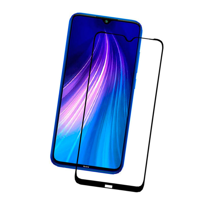 Захисне скло для Xiaomi Redmi Note 8t 5D Glass 9H чорний