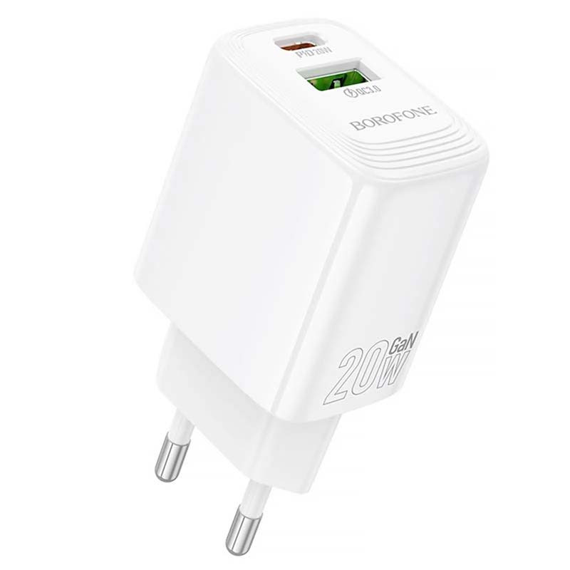 Зарядное устройство Borofone BN27 Fuente 20 Вт PD+QC3.0 (1usb/1type-c)