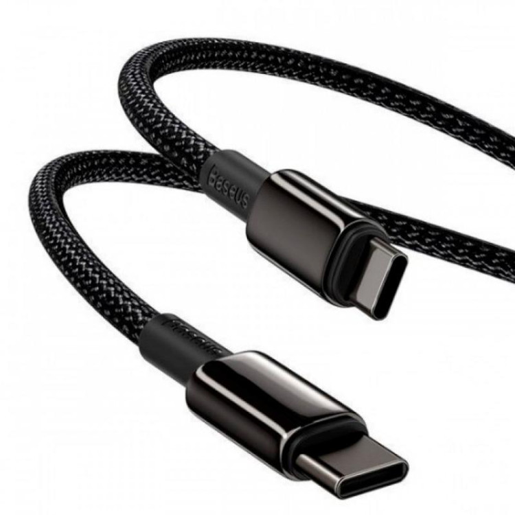 Провід Baseus Tungsten Gold Type-C to Type-C 100W (CATWJ-01) 1м
