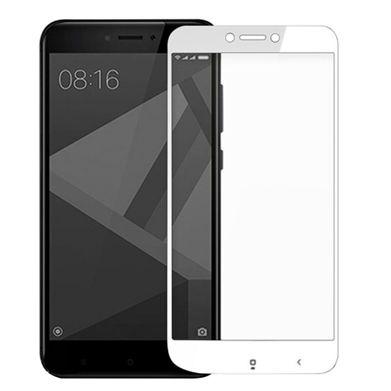 Защитное стекло для Xiaomi Redmi 5a Full Screen Белый