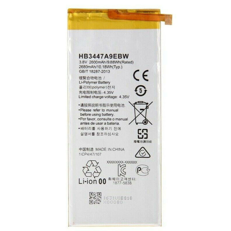 Акумулятор Huawei Ascend P8 Оригінал (HB3447A9EBW)
