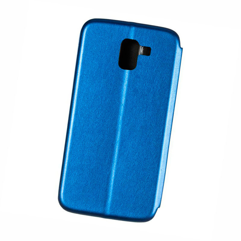 Чохол книжка для Samsung J6 Galaxy J600 2018 року Case Шкіряний Синій
