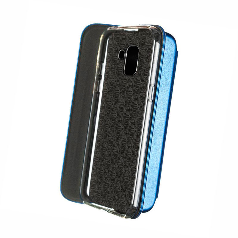 Чохол книжка для Samsung J6 Galaxy J600 2018 року Case Шкіряний Синій