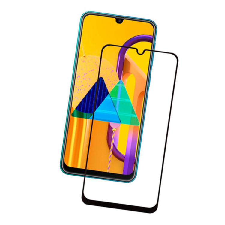 Захисне скло для Samsung M307 /M215 Galaxy M30s /M21 5D Glass 9H чорний