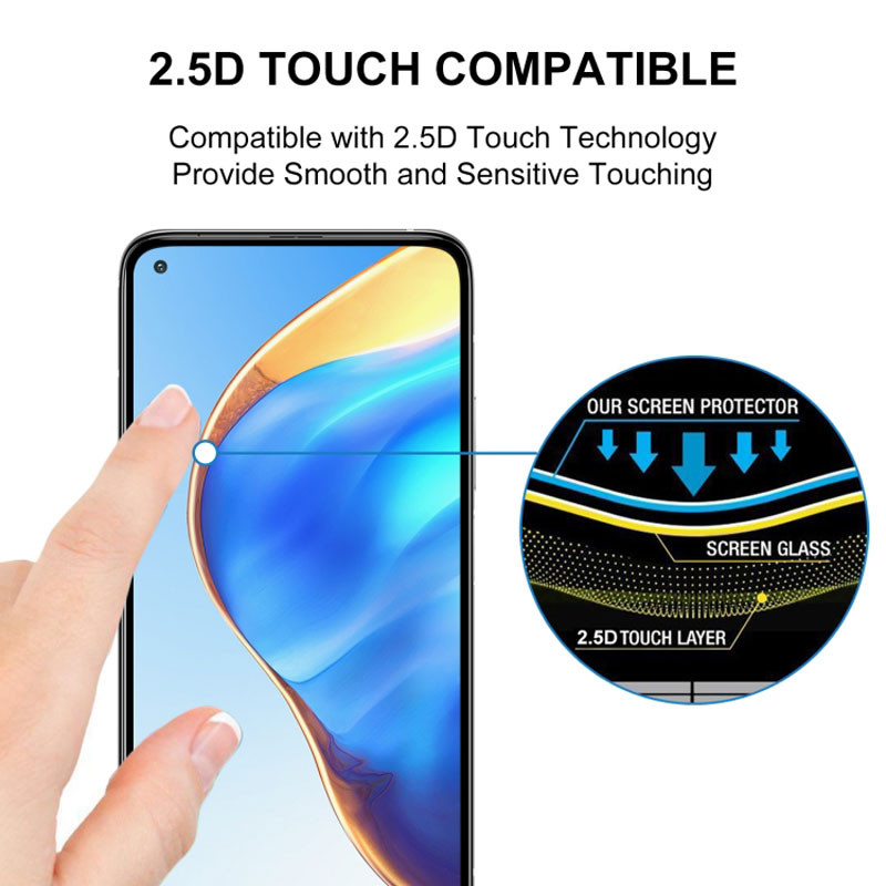 Защитное стекло для Xiaomi Mi 10T Pro 3D Glass 9H Черный