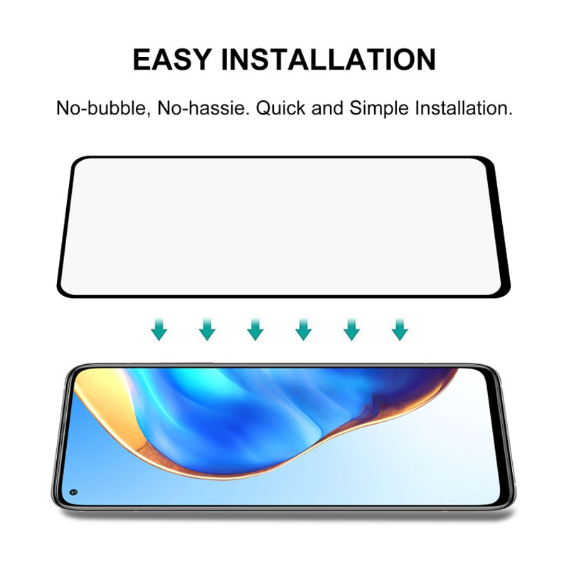 Защитное стекло для Xiaomi Mi 10T Pro 3D Glass 9H Черный