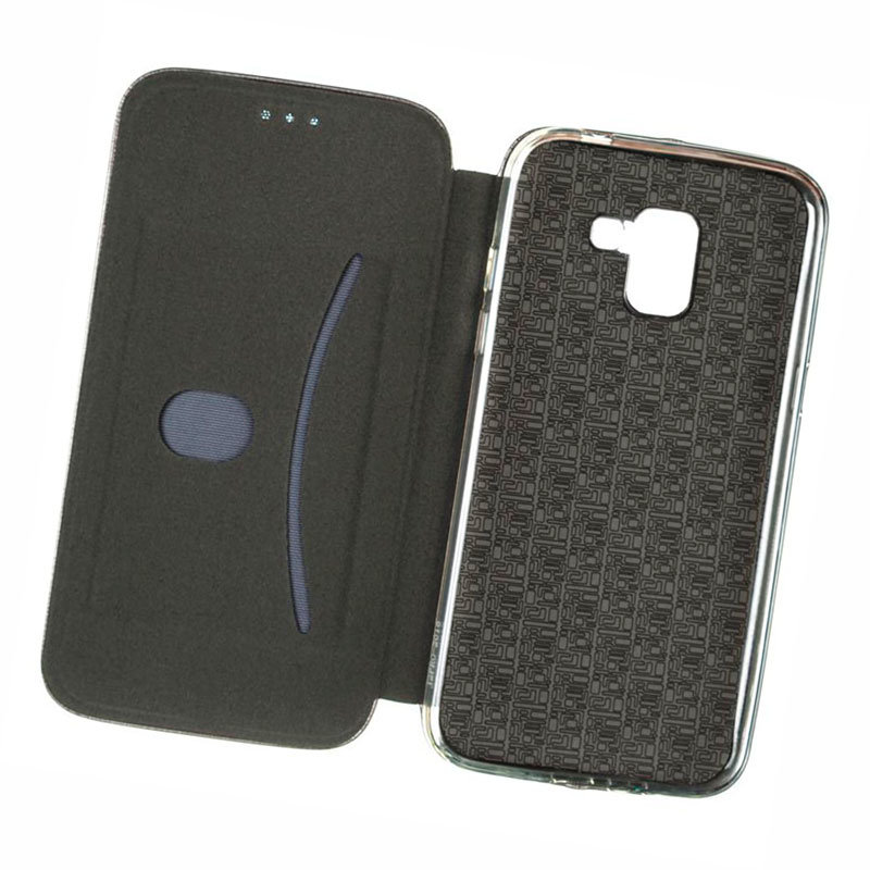 Чохол книжка для Samsung J6 Galaxy J600 2018 року Case Шкіряний Золотий