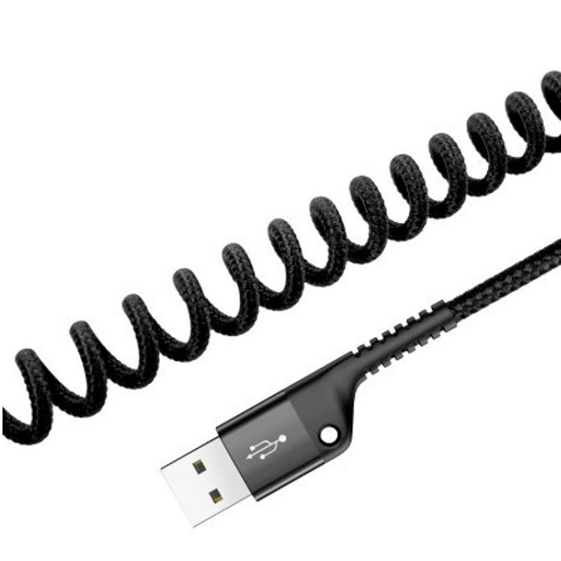 USB кабель Type - C Baseus гофрований Чорний