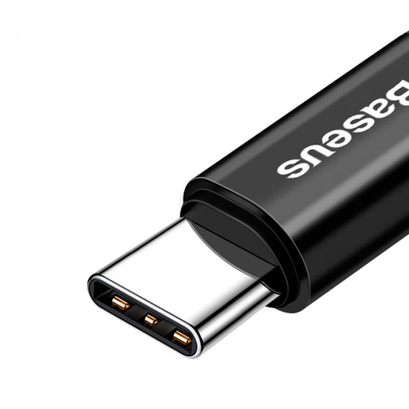 USB кабель Type - C Baseus гофрований Чорний