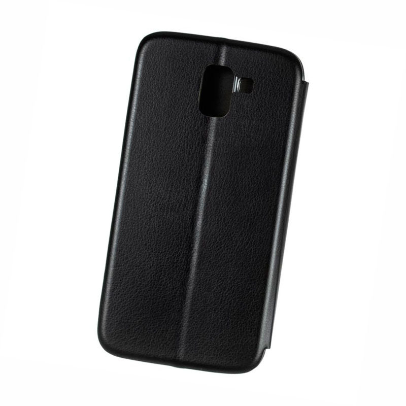Чохол книжка для Samsung J6 Galaxy J600 2018 року Case Шкіряний Срібло