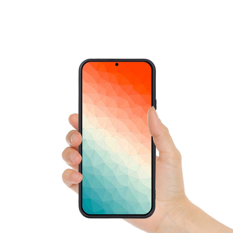 Силиконовый чехол для Samsung Galaxy S24 5G Эластичный Черный