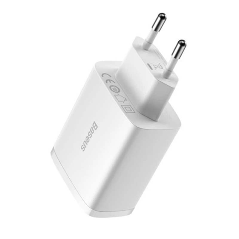 Мережевий зарядний пристрій Baseus Compact Charger 3 USB 17W (чорний)