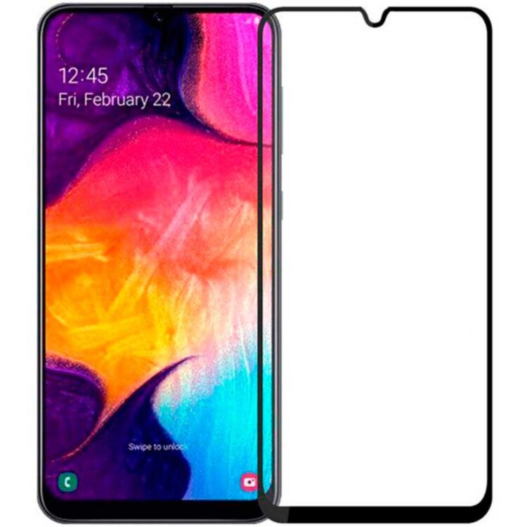 Защитное стекло для Samsung Galaxy A20 (A205) 3D Черный