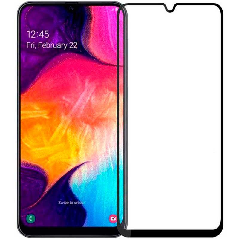 Защитное стекло для Samsung Galaxy A20 (A205) 3D Черный