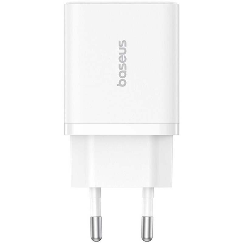 Сетевое зарядное устройство Baseus Cube Type-C + USB (20 Вт) (белый)