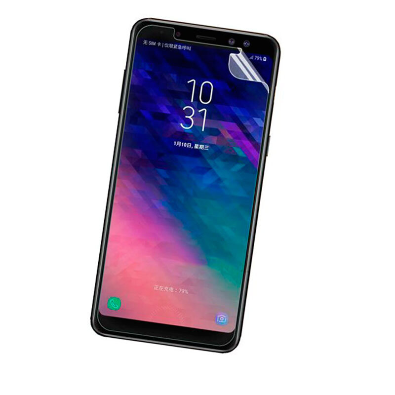 Гидрогелевая защитная пленка для Samsung Galaxy A8 Plus A730 2018 (на весь экран) Hydragel Protector