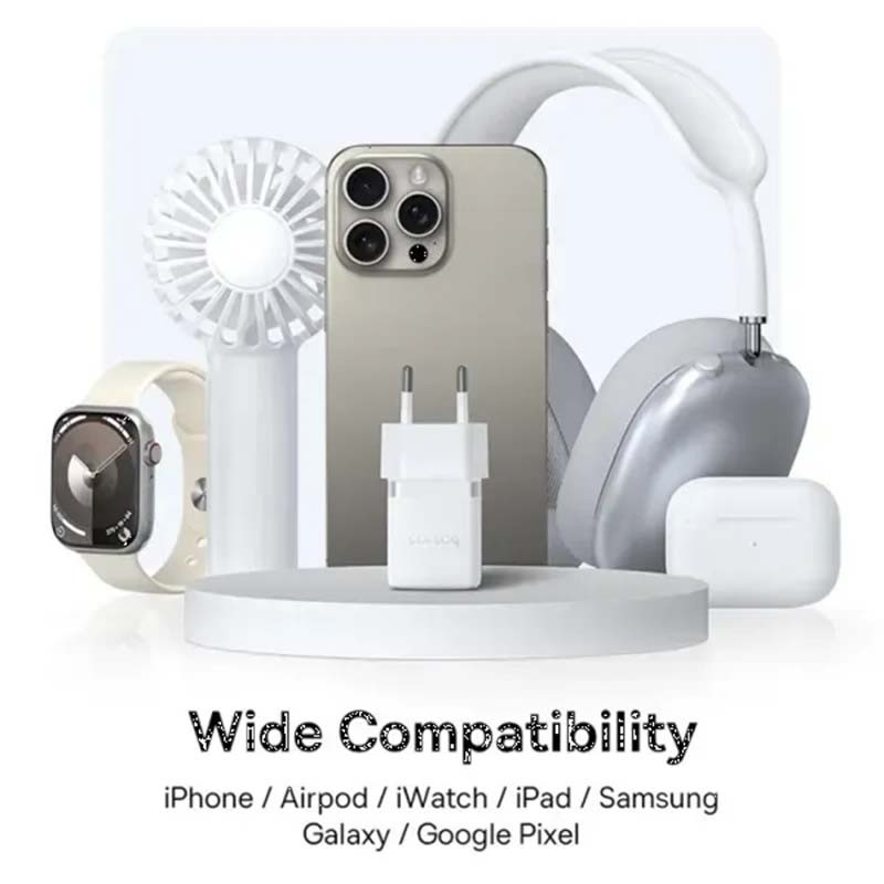 Сетевое зарядное устройство Baseus Palm Type-C + USB (20 Вт) (белый)