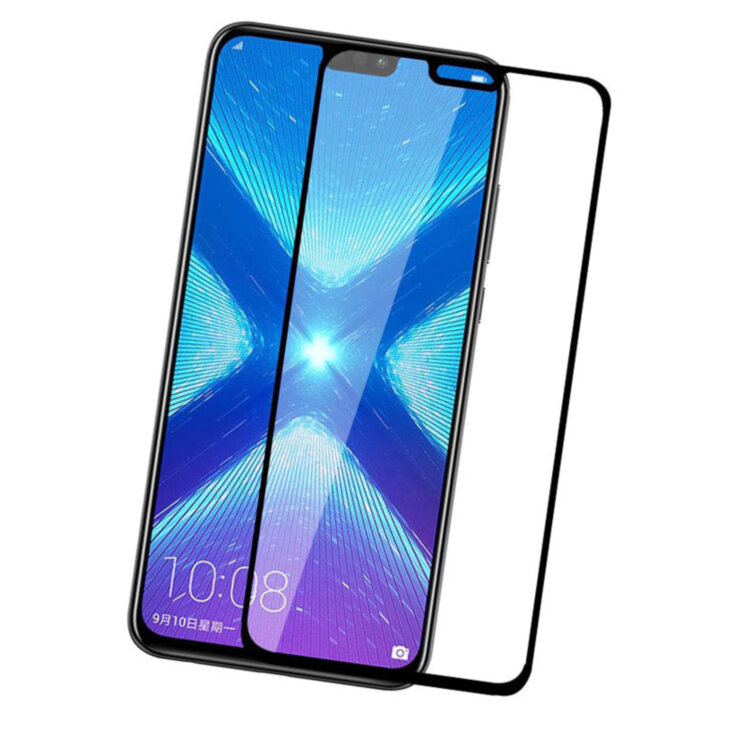Захисне скло для Huawei Honor 8x 3D Glass 9H чорний