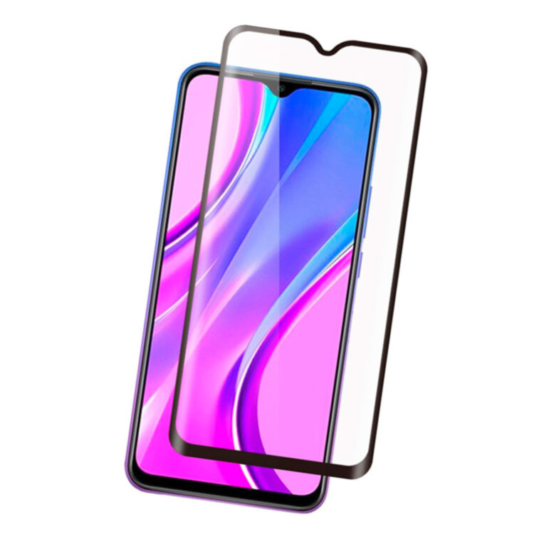 Защитное стекло для Xiaomi Redmi 9 3D Glass 9H черный