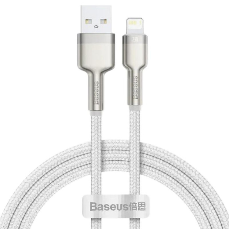 Провід USB Baseus Cafule Metal Lightning 2.4A (CALJK-A01) 1м