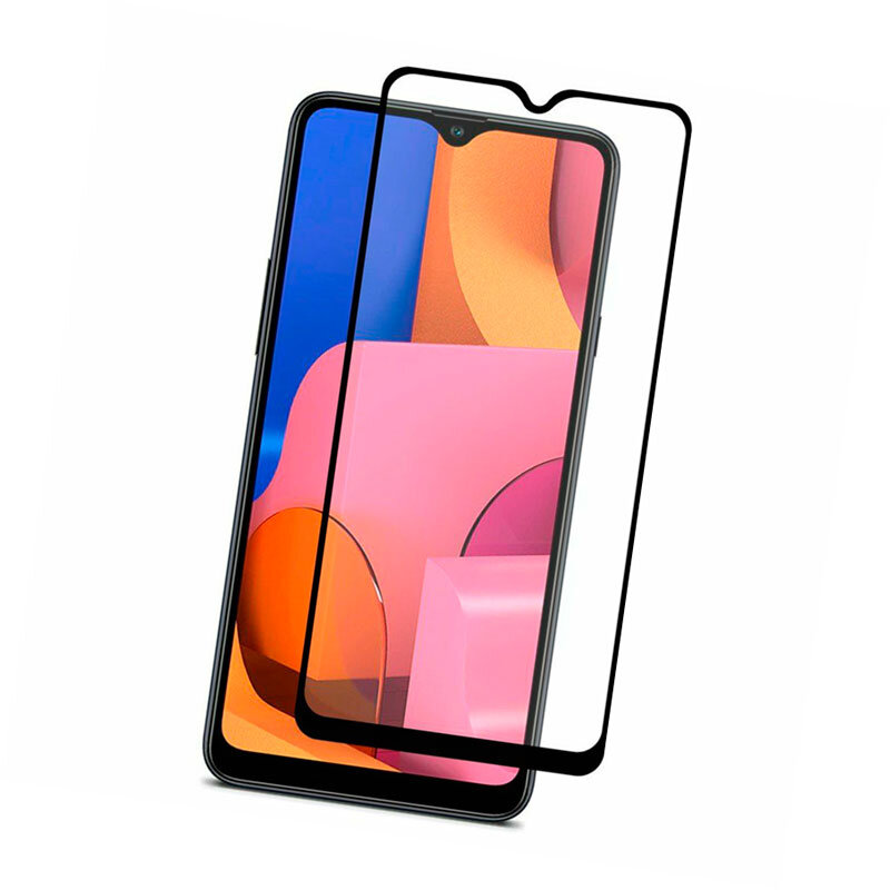 Защитное стекло для Samsung A207 Galaxy A20s 5D Glass 9H черный