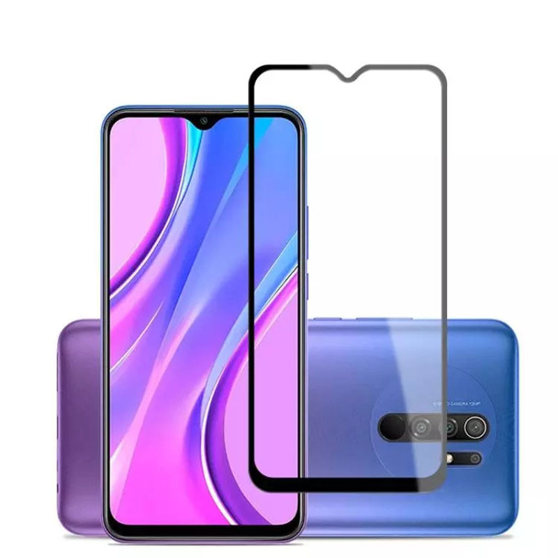 Защитное стекло для Xiaomi Poco C40 3D Glass 9H Черный