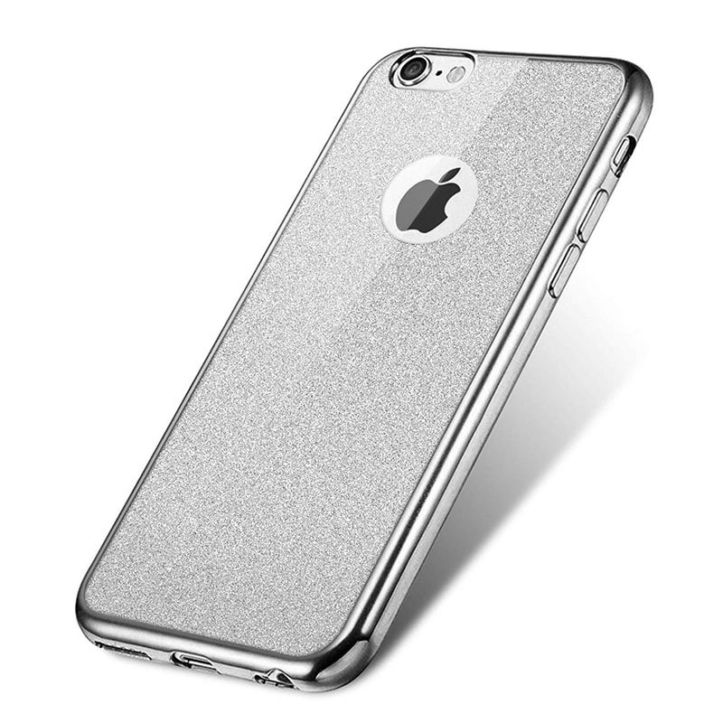 Чохол бампер для iPhone 7/8 Блискітки Рожевий