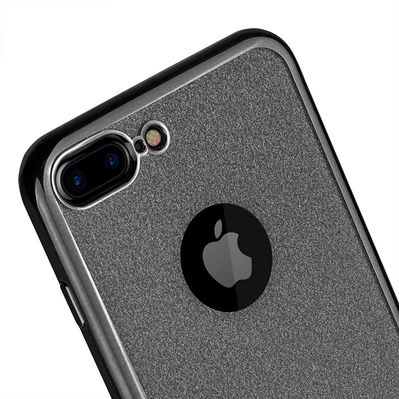 Чохол бампер для iPhone 7/8 Блискітки Рожевий