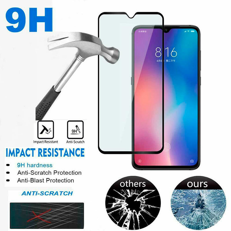 Захисне скло для Xiaomi Mi A3 Lite (CC9) 3D Glass 9H Чорний